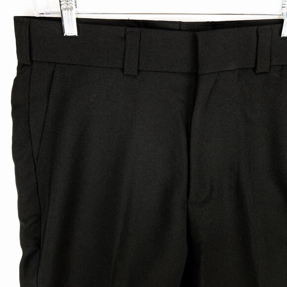 Edwards Woven Textured Workwear Pants Men's 36x32 Black Creased Polyester NWT - Picture 2 of 11